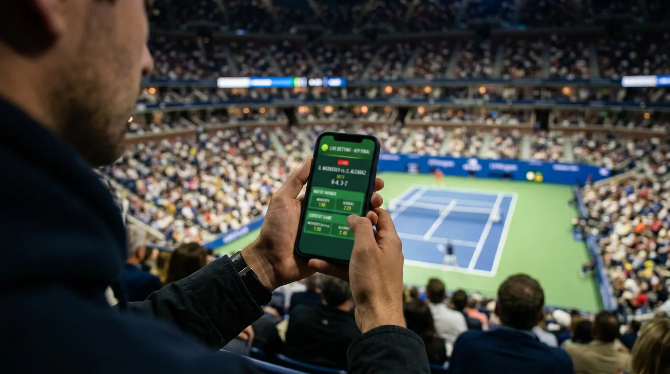Tennis Live Wetten auf dem Smartphone